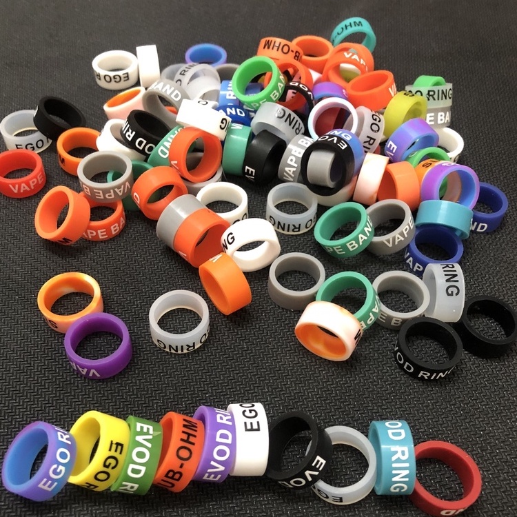Vòng Silicon Chống Trượt, Vòng Cao Su Chống Trượt cho Balisong Squiddy CSGO Nhiều Màu Ngẫu Nhiên