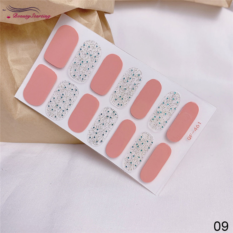 Set 14 Miếng Dán Trang Trí Móng Tay Nghệ Thuật Diy