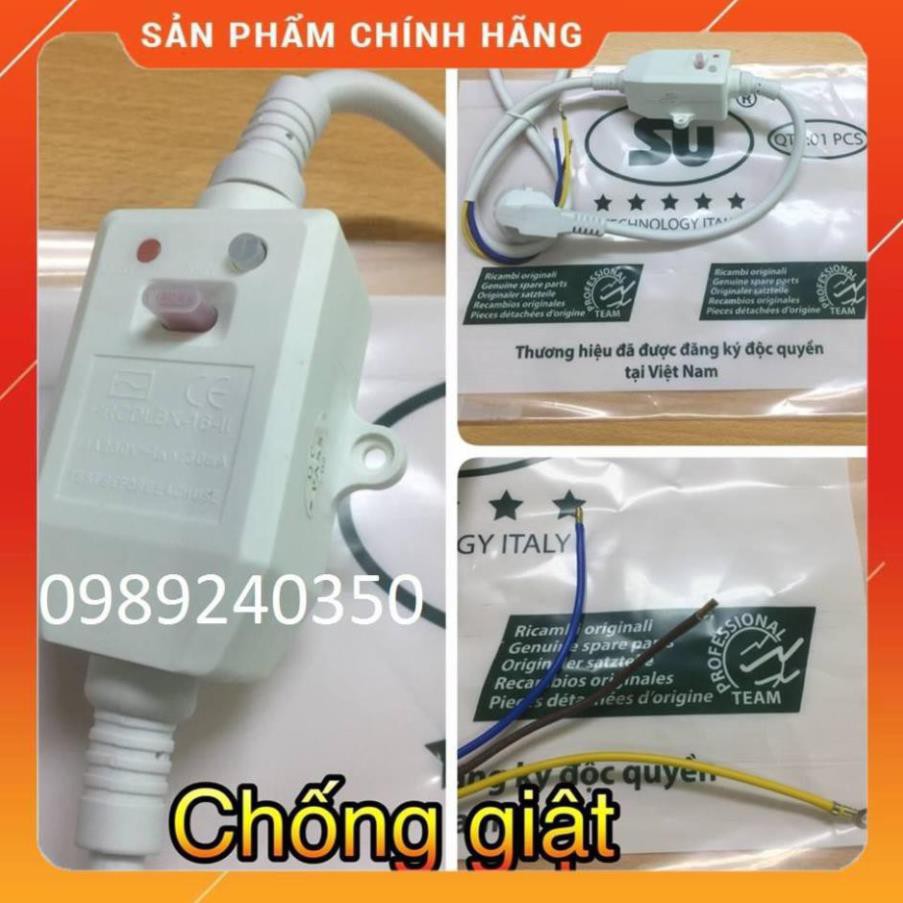 Dây nguồn chống giật điện bình nóng lạnh (chống dòng rò máy nước nóng ELCB)