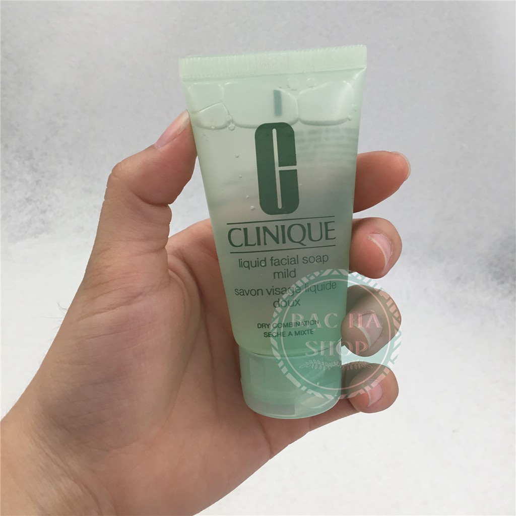 Clinique Sữa Rửa Mặt Da Khô/HH Liquid Facial Soap 30ml