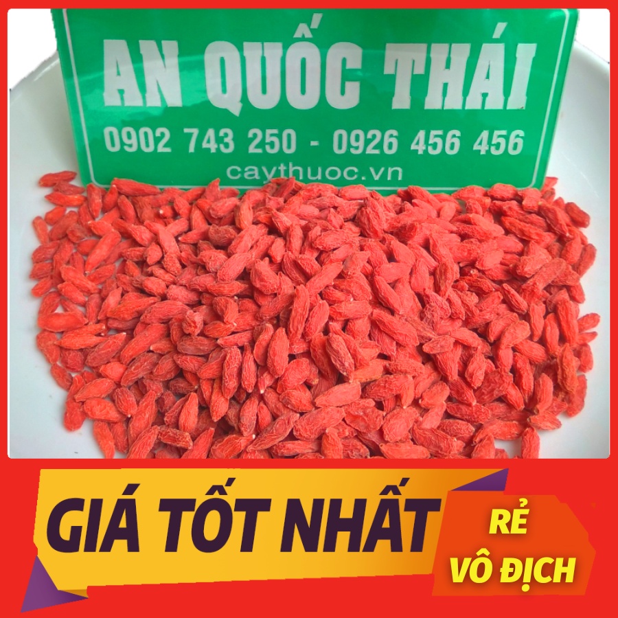 Kỷ Tử Đỏ 100g Sấy Khô, Câu Kỷ Tử Nấu Chè