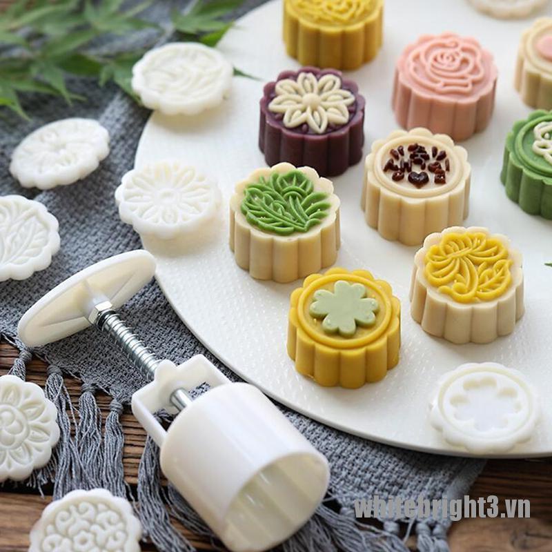 1 Bộ Khuôn Làm Bánh Trung Thu / Bánh Trung Thu Diy