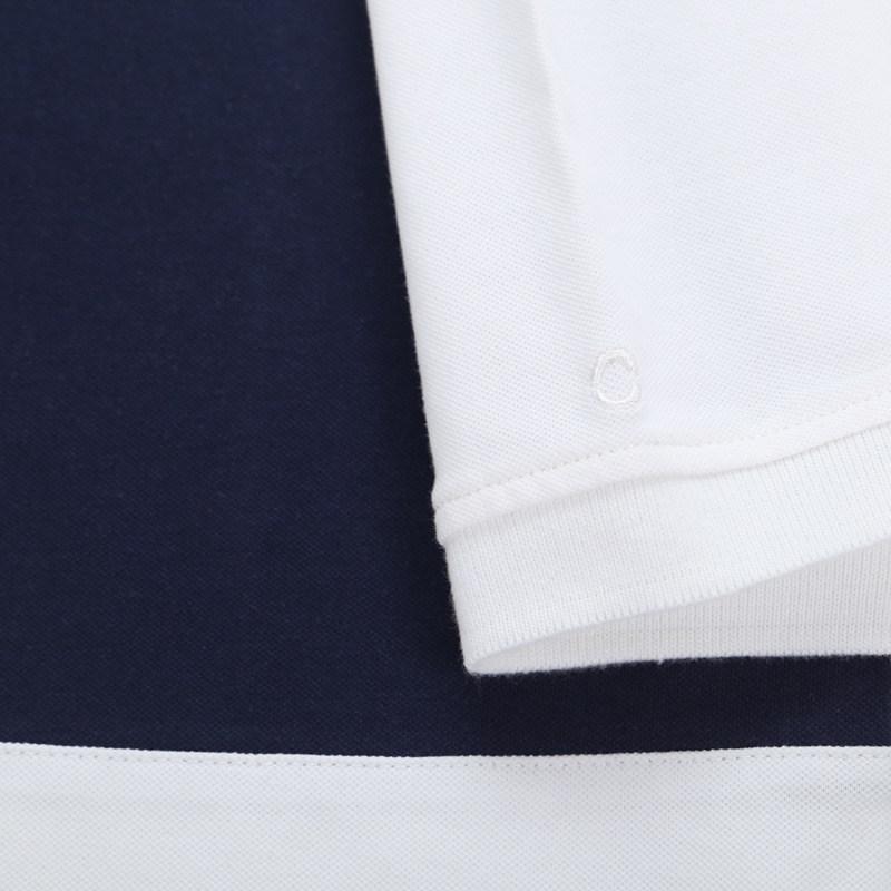 Áo polo ngắn tay Nam Owen Cotton Bodyfit Navy trắng - APV23791