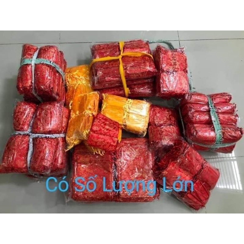 Combo 100 Túi Gấm Đỏ Long Phụng Siêu Kute