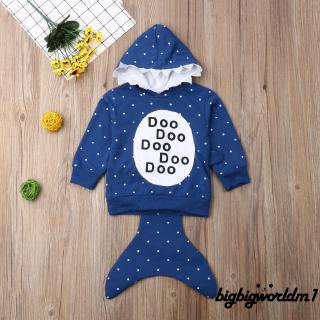 Áo khoác có nón hình cá mập đáng yêu cho bé trai