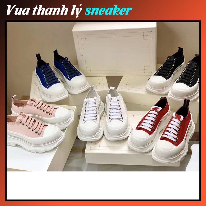 Giày MCqueen 2020 đế độn cao cấp, MCqueen đế cao 5cm thời trang - HÀNG THANH LÝ