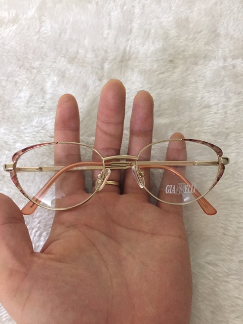 Gọng kính hàng bãi mạ si vàng cao cấp của ý