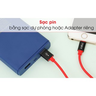 Cáp Lightning 1 m e.VALU Spanker B Đỏ Đen