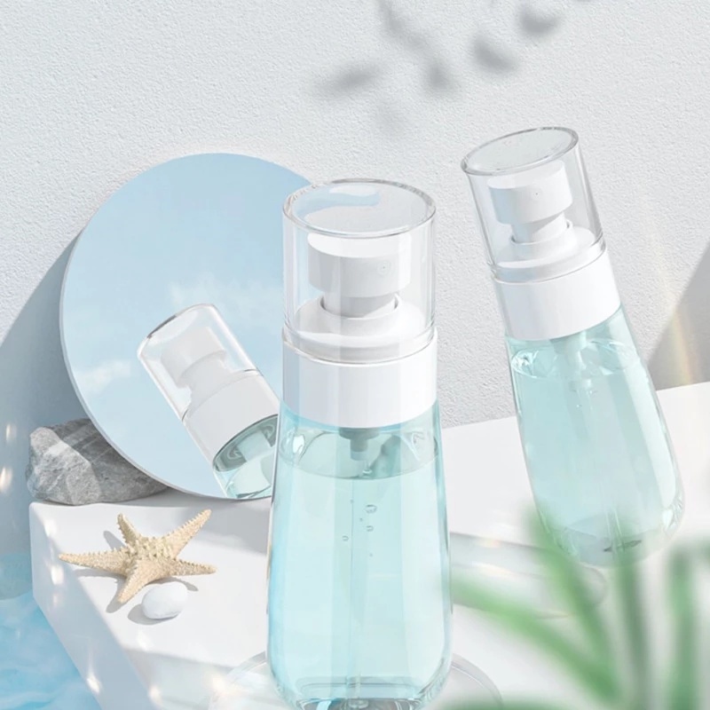 Chai Rỗng Trong Suốt 100ml Dùng Chiết Xà Phòng Dạng Nhấn Tiện Dụng Khi Đi Du Lịch