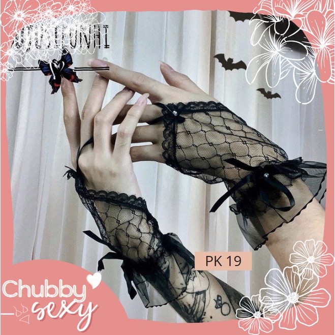 Găng Tay Ren , Bờm mèo , Bờm Kèm Mặt Nạ , Vòng cổ , Mặt Nạ Ren Đồ Hóa Trang Thăng Hoa Cảm Xúc - PK - CHUBBY.SEXY