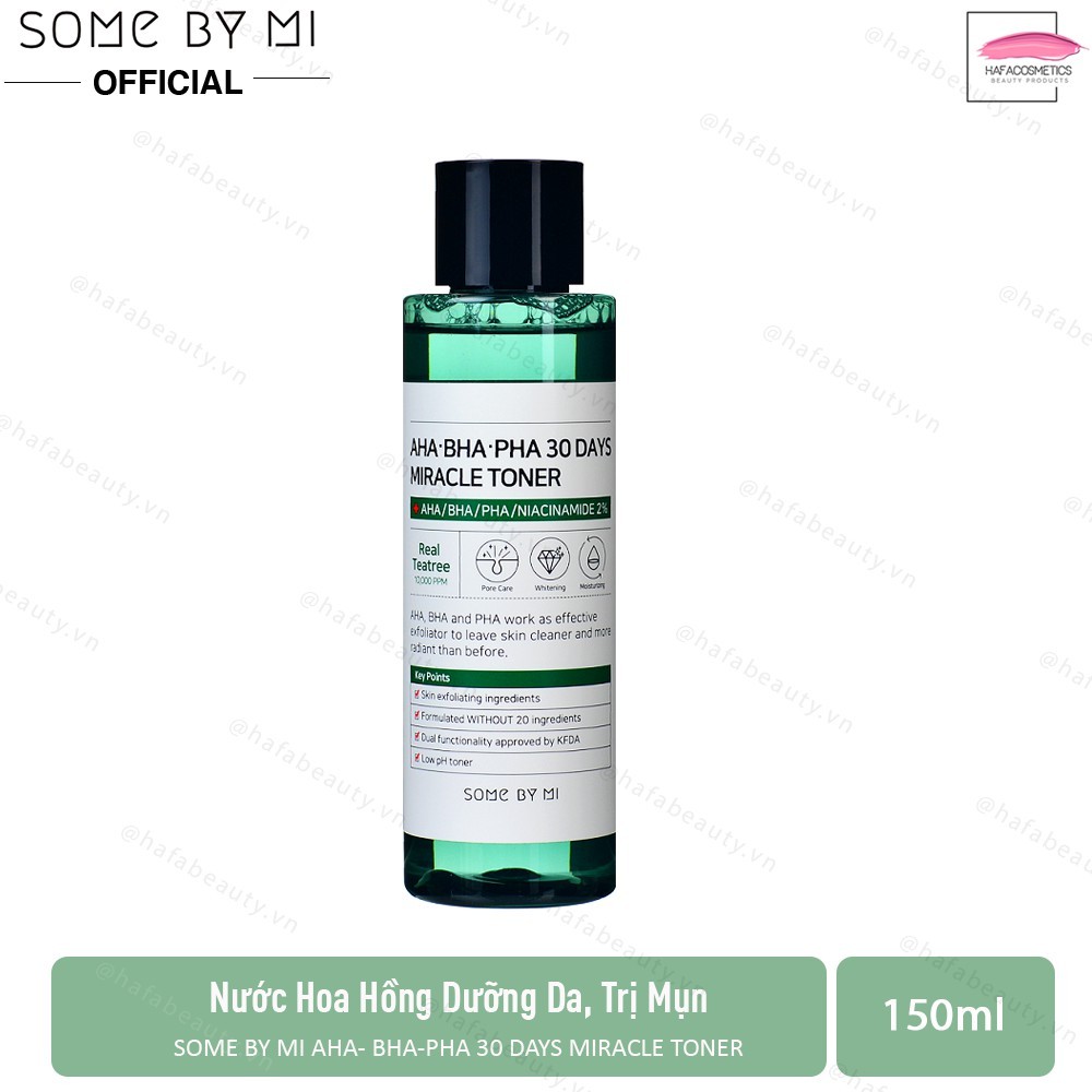 Nước Hoa Hồng Some By Mi AHA -BHA-PHA 30 Days Miracle Toner _ Some By Mi Chính Hãng