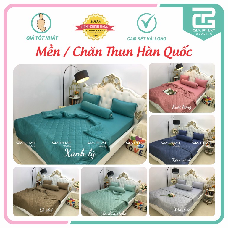 Chăn/ Mền thun lạnh Hàn Quốc 1 màu cao cấp