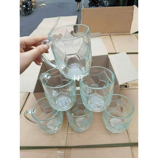 Combo 12 ly thủy tinh hình trái banh