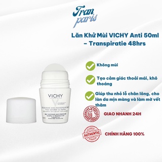 Lăn khử mùi vichy trắng anti 50ml – transpiratie 48h
