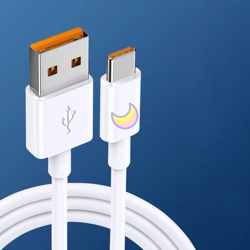 Cáp sạc nhanh MAX 6A cho điện thoại - 1 đầu USB - 1 đầu Type C