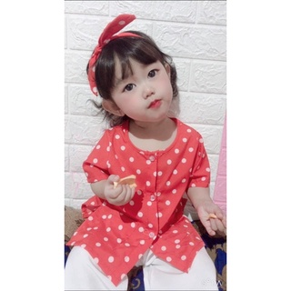 Bà Ba chấm bi cho bé đón Tết 💐