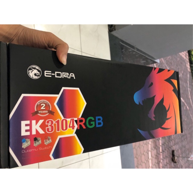 Phím cơ E-DRA ek3104 RGB