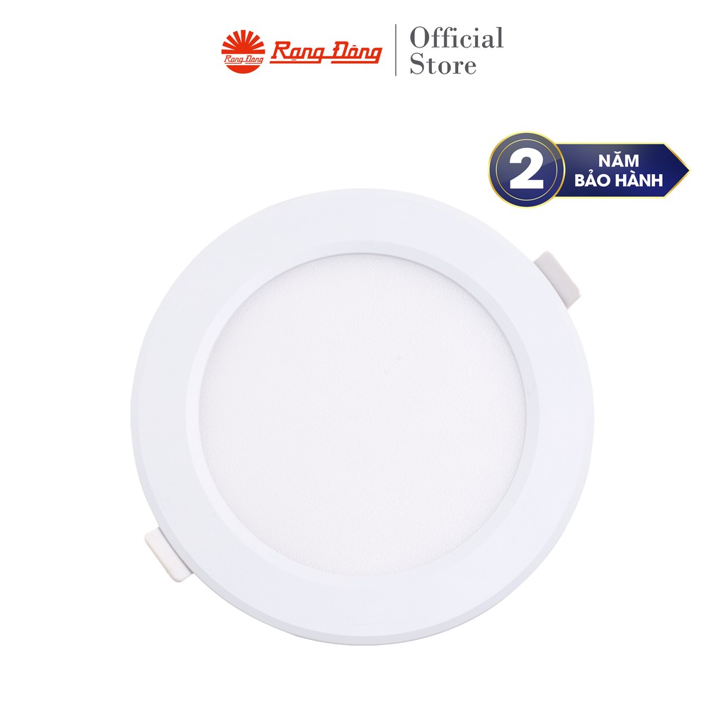 Đèn LED Panel Siêu mỏng Rạng Đông, đường kính lỗ khoét trần 135mm