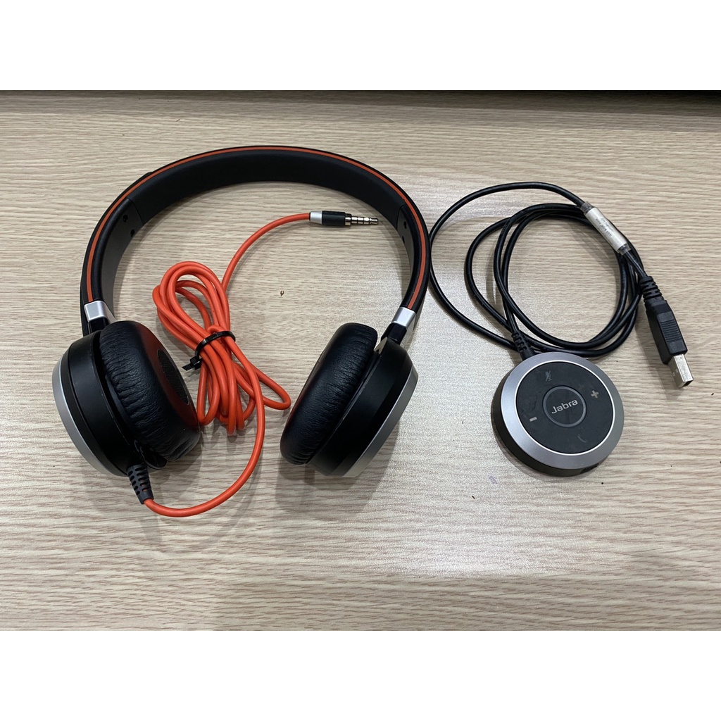 Jabra Evolve 40 UC Steteo - Tai nghe đàm thoại call center, học và làm việc trực tuyến