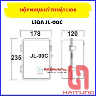 Hộp Kỹ Thuật Lioa JL-00B, Tủ Điện Lioa JL-00B, Tủ Điện Lioa | Nhựa ABS chắc chắn, Có Ron Kín Nước - Tặng Phụ Kiện Ốc Vít