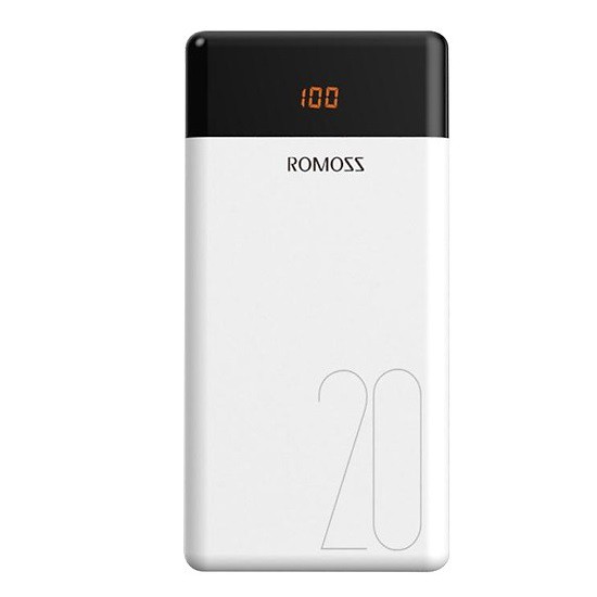 Pin Sạc Dự Phòng ROMOS LT20 20.000mAh 3 cổng Hãng phân phối chính thức
