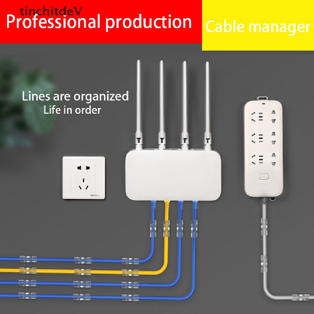 Bộ 20 Kẹp Cố Định Dây Cáp Gọn Gàng Tiện Dụng