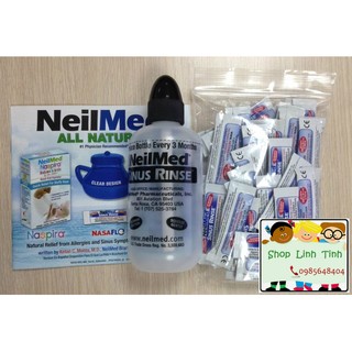 BÌNH RỬA MŨI NEILMED NGƯỜI LỚN - 240ml + MUỐI (KHÔNG HỘP)