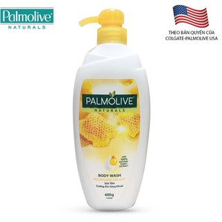 [Freeship 99k] Sữa tắm Palmolive Naturals dưỡng ẩm và sảng khoái chiết xuất mật ong thiên nhiên 600g