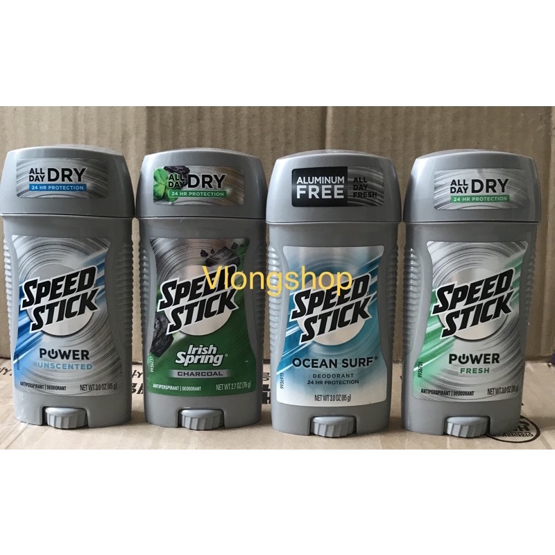 Lăn khử mùi Speed Stick cho nam (85g) của Mỹ