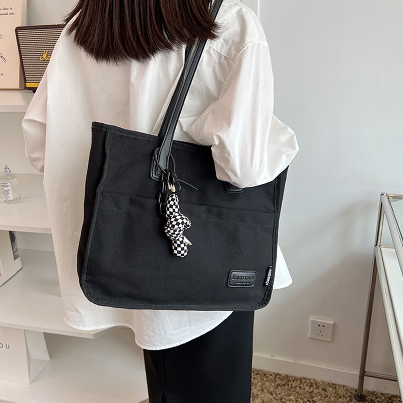 Túi canvas Đeo Vai Sức Chứa Lớn Dành Cho Nữ