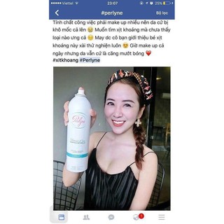 [bb] Xịt khoáng Perlyne Natural Mineral Water Spray 400ml