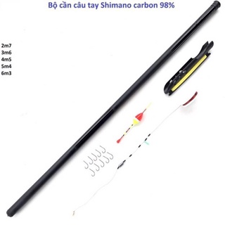 CẦN CÂU CÁ BỘ COMBO CẦN CÂU ĐÀI SHIMANO ĐẦY ĐỦ ( TẶNG TRỤC+LƯỠI+PHAO NANO ) CẦN CÂU TAY GÍA SINH VIÊN