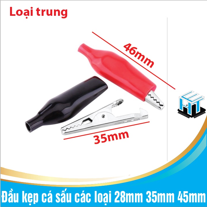 COMBO 10 chiếc Kẹp cá sấu các loại 28mm,35mm 45mm