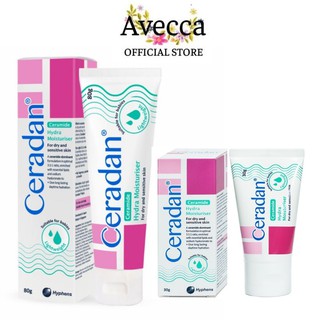 Kem Dưỡng Ẩm Cho Da Khô, Khô Da Cơ Địa Eczema Vảy Nến Ceradan Hydra (30g,80g)