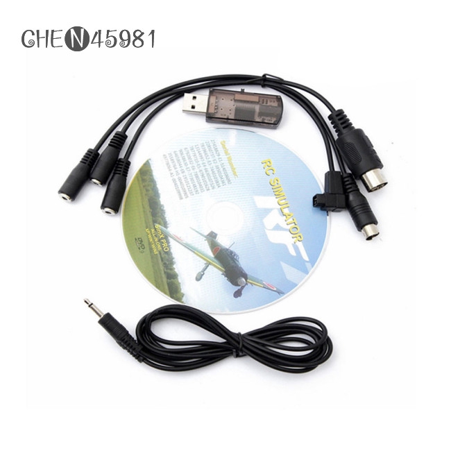 Bộ mô phỏng chuyến bay RF7 22 trong 1 RC USB thương hiệu HIINST dành cho XTR G5 G6 G7 AeroFly Sep6HY