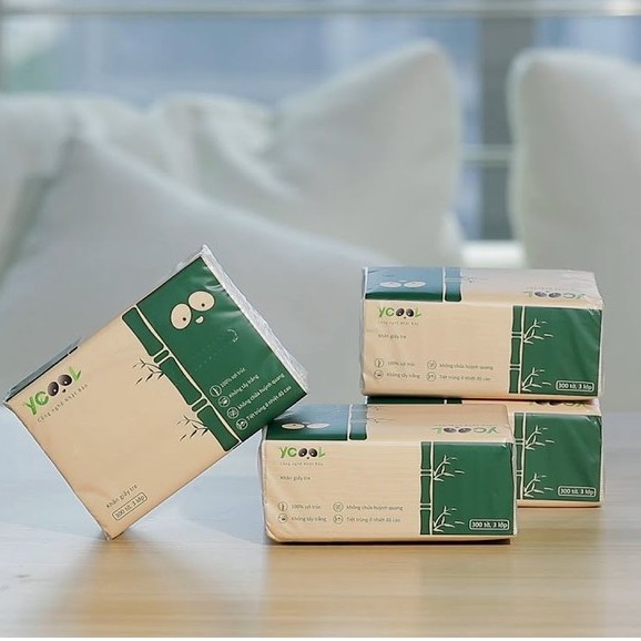 [DÙNG THỬ] 1 GÓI GIẤY ĂN YCOOL BỘT TRÚC TINH CHẾ [1 gói ]