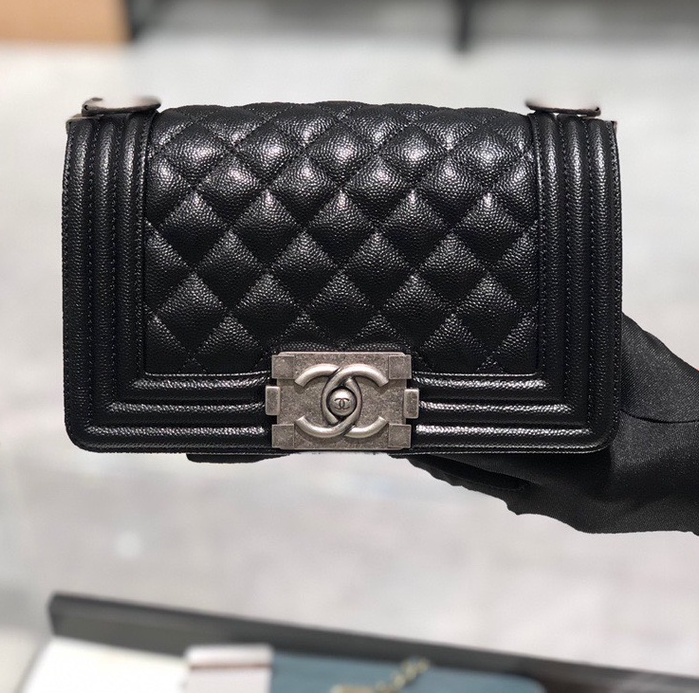 Túi xách nữ Chanel Boy SC Da thật chuẩn từng Centimet, Đẹp thật sự 183LX-3600318