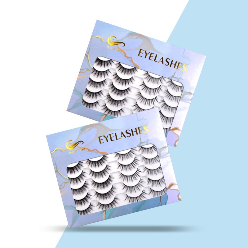 10 / 14 Cặp Lông Mi Giả Mềm Mại Và Dày Tự Nhiên YOUYO