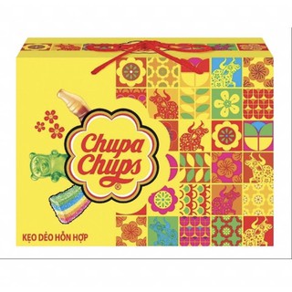 Hộp kẹo tết kẹo dẻo Chupa Chups 224g siêu rẻ