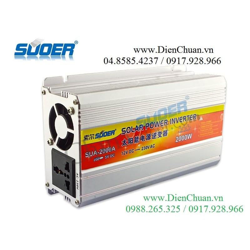 Kích điện 12V 2000W Suoer SUA-2000A