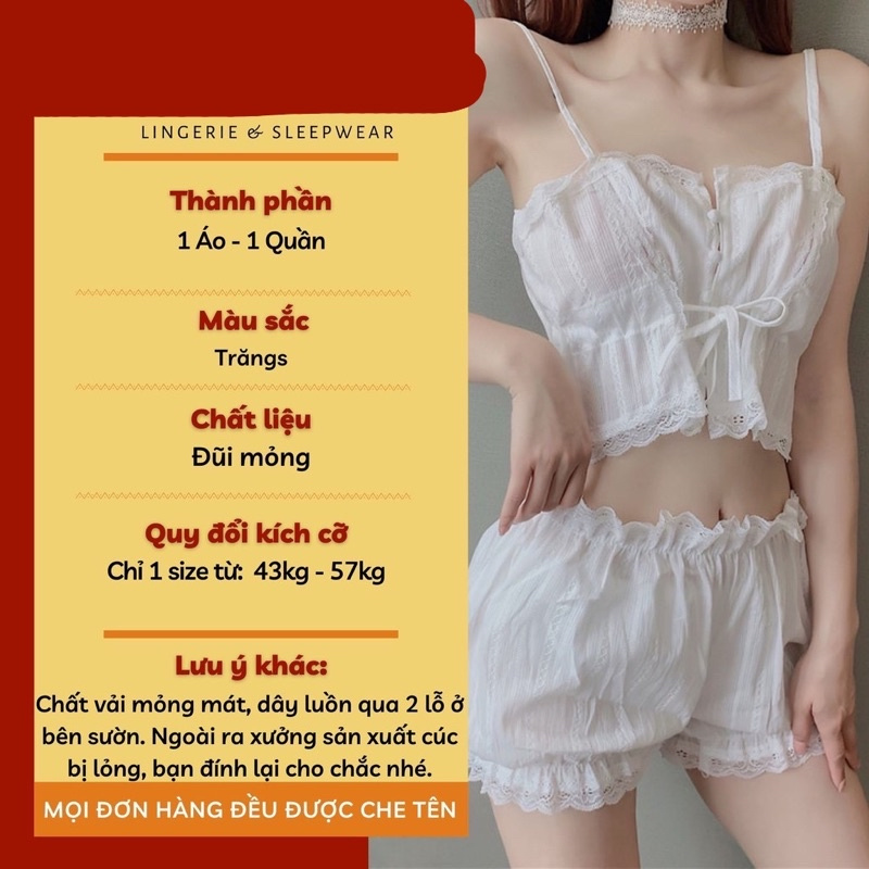 Bộ Đồ Ngủ Nữ Sexy Gợi Cảm❌Bộ Đũi Mặc Nhà Quảng Châu