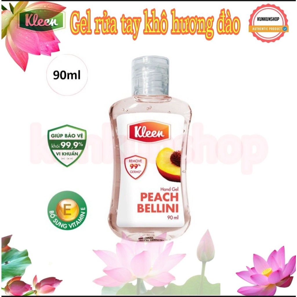 Gel rửa tay khô  - sát khuẩn Kleen 90ml chính hãng Công ty Sài Gòn