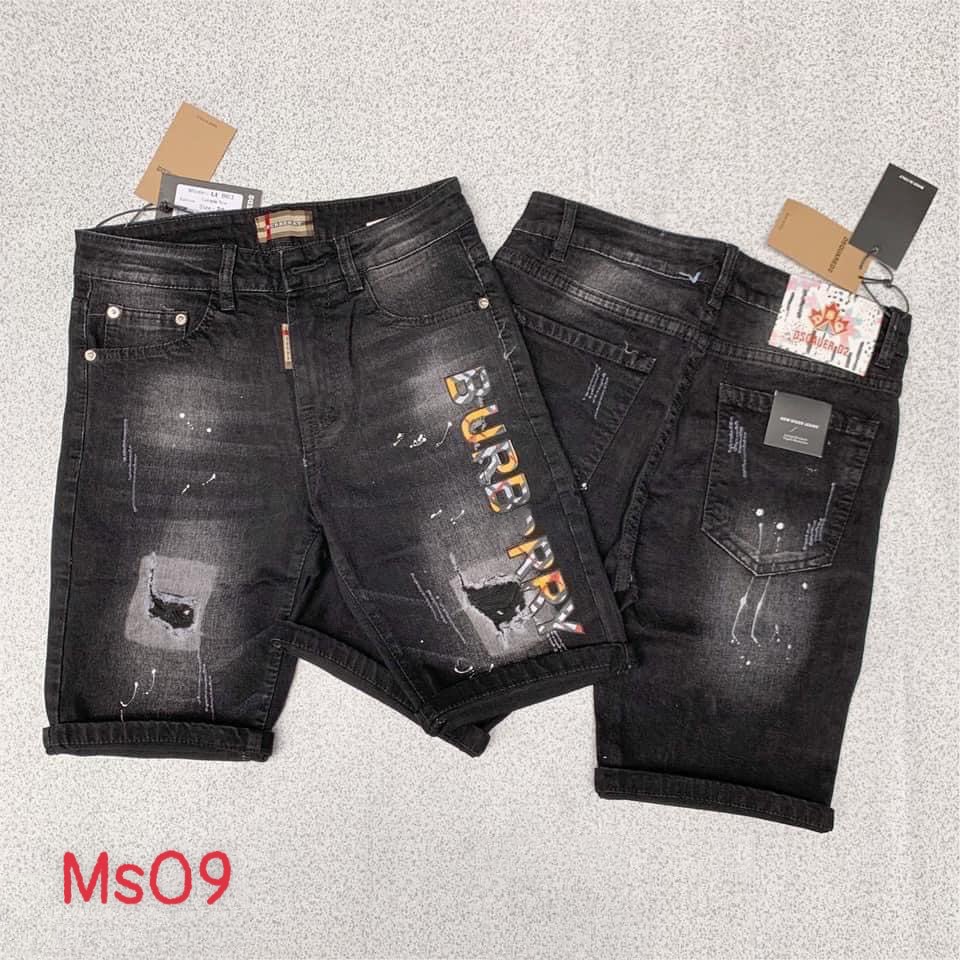 Quần short jean nam mẫu mới đẹp giá rẻ quần lửng chất bò co giãn cao cấp thời trang PRETTYGIRL PTGALL4