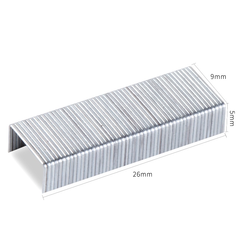 1000 Chiếc Kim Bấm Deli Bộ 10# Dập Ghim Bằng Thép Không Gỉ 24 / 6 Chuyên Dụng C6340