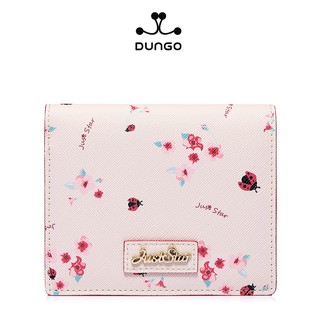 Ví Nữ Mini JUST STAR In Hoa Đào Đỏ DU070619-04 -DUNGO