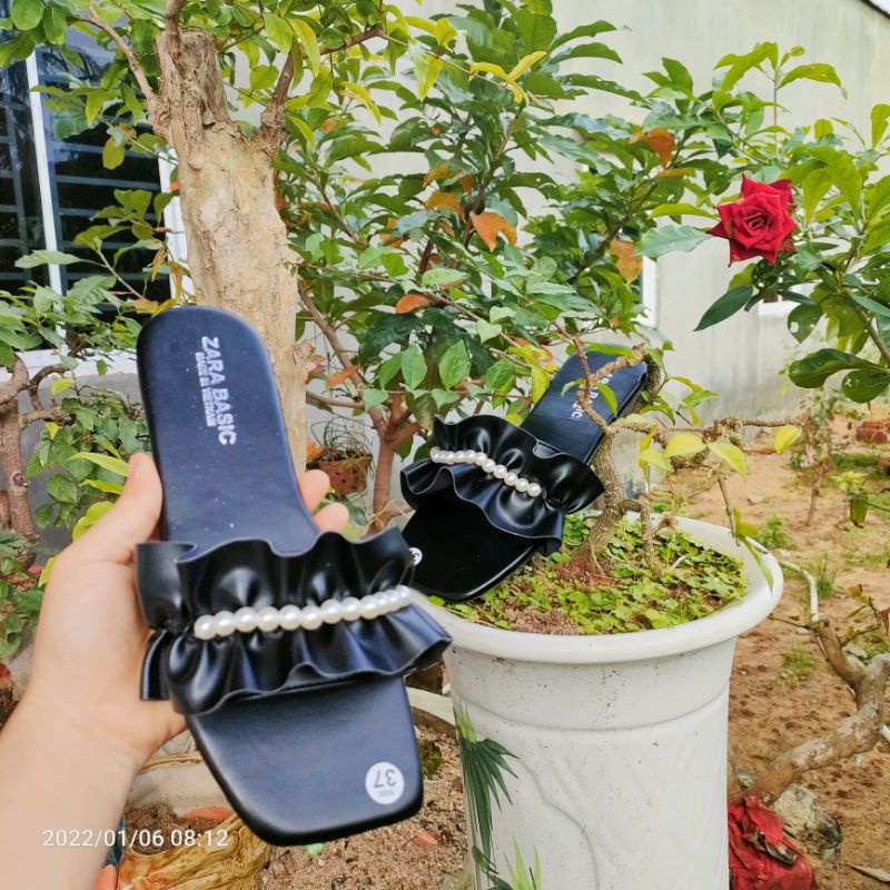 Dép bigsize bảng ngang phối ngọc