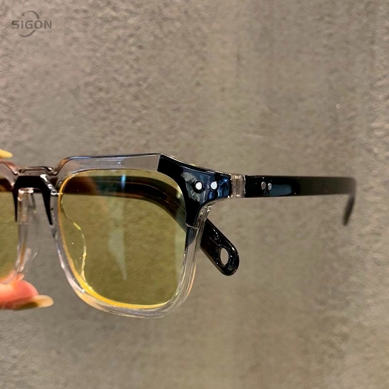 Kính Mát Gọng Tròn Nhỏ Phong Cách Retro Thời Trang Hàn Quốc Cho Nam Và Nữ