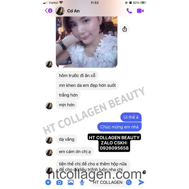 [HIỆU QUẢ SAU 1 THÁNG] Viên uống trắng da căng mịn da bổ sung Collagen HT Collagen | Thế Giới Skin Care