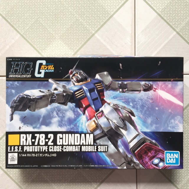 Mô Hình HGUC 191 RX-78-2 Gundam