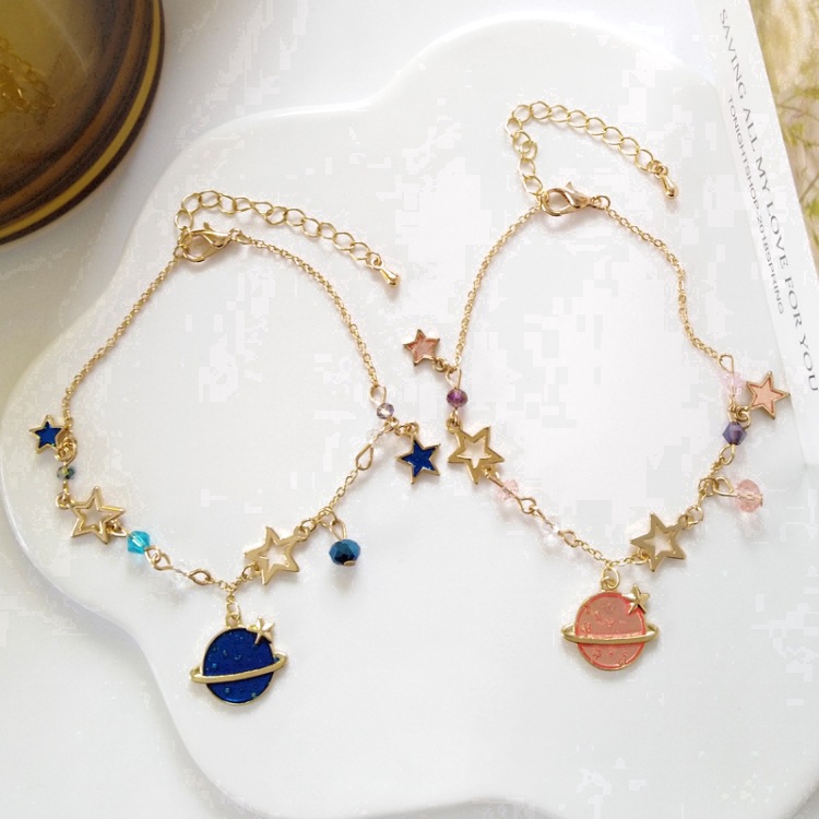 Lắc tay treo trăng sao kiểu dáng thời trang cho nữ